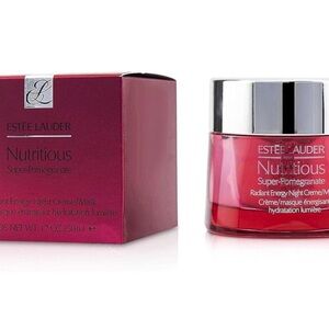 Estee Lauder Nutritious Super pomegranate Radiant Energy Night Creme mask 1.7 Oz